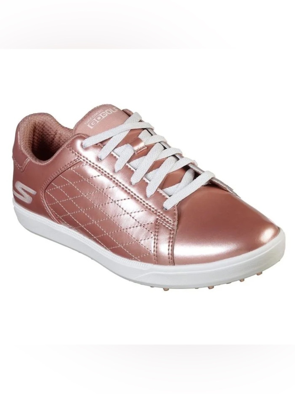 Skechers Womens Go Golf Drive Shine Golf Shoes - Rose Gold